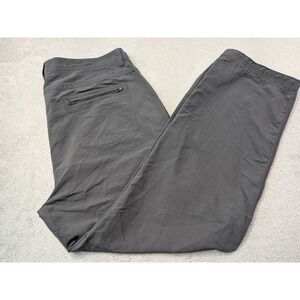 REI Mens 38W 30L Pants Gray Nylon Cargo Pockets Outdoor Hiking Gorpcore